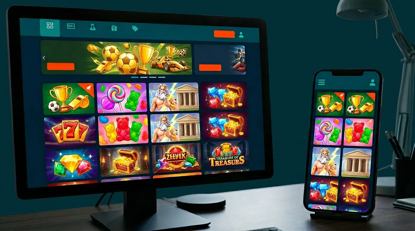 Golisimo casino games lobby with slots and live tables